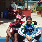 AIDS/Lifecycle Cyclist Mr Rio and Tony Eason