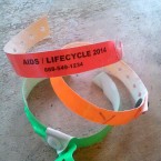 AIDS/Lifecycle Bracelents