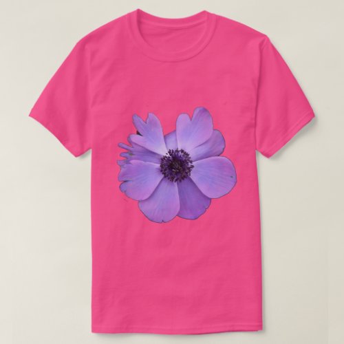 Anemones Flowers T-shirt in Pink.