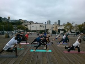 Free Yoga Class | San Francisco at Pier 39.