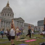 City Hall Yoga Class SF
