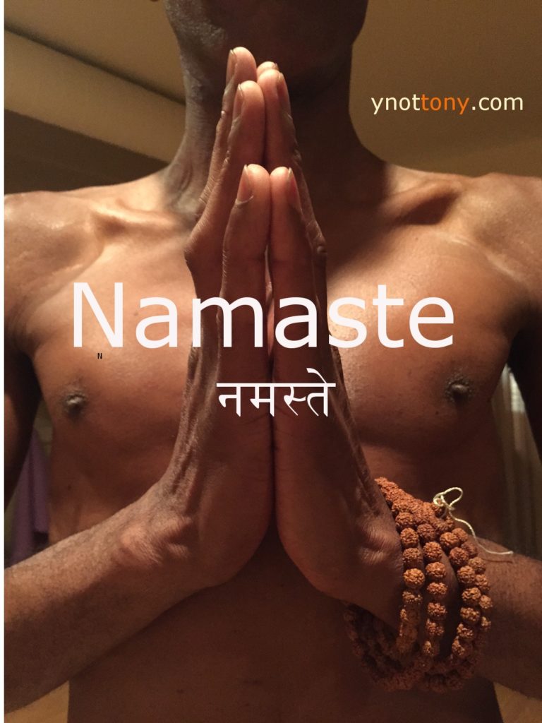 Online Yoga Instructor Namaste Hands