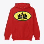 batman hoodie in red
