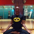 Yoga Teacher, Tony Eason in Siddhasana
