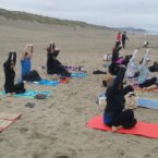Free Yoga on the beach of SF