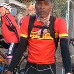 AIDS/Lifecycle Cyclist tony eason wearing the New Belguim Bike Jersey