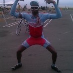 AIDS/Lifecycle Cyclist Tony Eason poses in Soulcraft Bike Gear