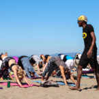 Yoga teacher teaches in San francisco