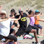 Donation Yoga Class on Ocean Beach, San Francisco