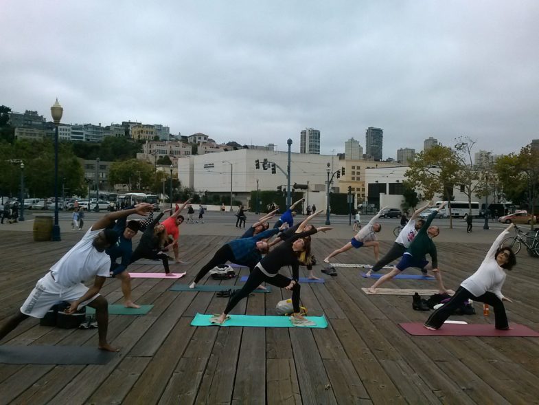 Free Yoga Class | San Francisco at Pier 39.