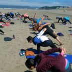 Yoga on the beach sf