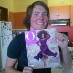 Emily Holding Oprah Winfrey Network Magazine