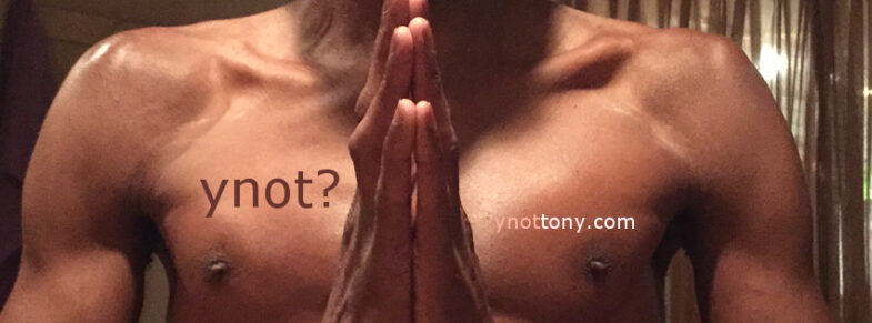 San Francisco Online Yoga Teacher Tony Eason's Hands - Namaste