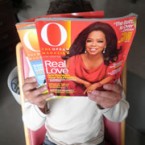 Oprah Winfrey Fan supporting AIDs Foundation